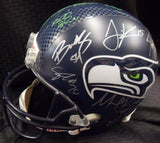 2014 Seattle Seahawks x19 Autographed Signed Inscribed Riddell Full Size Replica Helmet