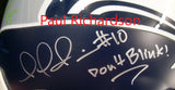 2014 Seattle Seahawks x19 Autographed Signed Inscribed Riddell Full Size Replica Helmet