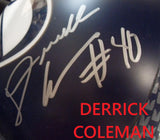2014 Seattle Seahawks x19 Autographed Signed Inscribed Riddell Full Size Replica Helmet