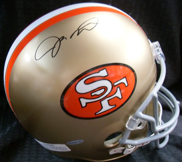 UDA Joe Montana Autographed Signed San Francisco 49ers Riddell Full Size Replica Helmet