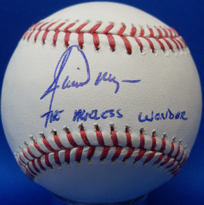 Jamie Moyer Autographed Signed MLB Baseball with "The Ageless Wonder" Inscription JSA