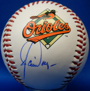 Jamie Moyer Autographed Signed Baltimore Orioles Logo Baseball JSA