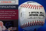 Jamie Moyer Autographed Signed St. Louis Cardinals Logo Baseball JSA