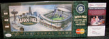 Jamie Moyer Autographed Signed Safeco Inaugural Jumbo Ticket Display JSA