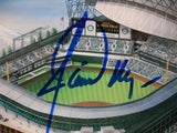 Jamie Moyer Autographed Signed Safeco Inaugural Jumbo Ticket Display JSA