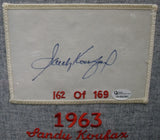 Sandy Koufax Autographed Mitchell & Ness Jersey Framed JSA