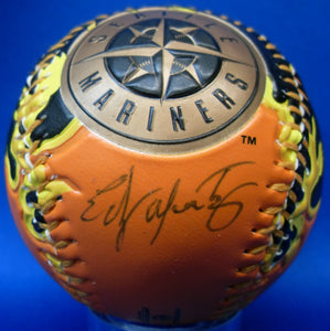 Edgar Martinez Autographed Signed Limited Edition Fotoball Baseball JSA