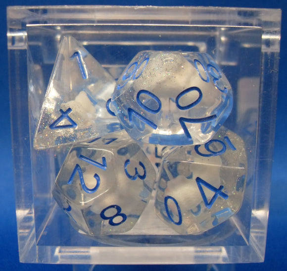 Fox White Dice Set of 7 FILL-WHFOX-BU-6