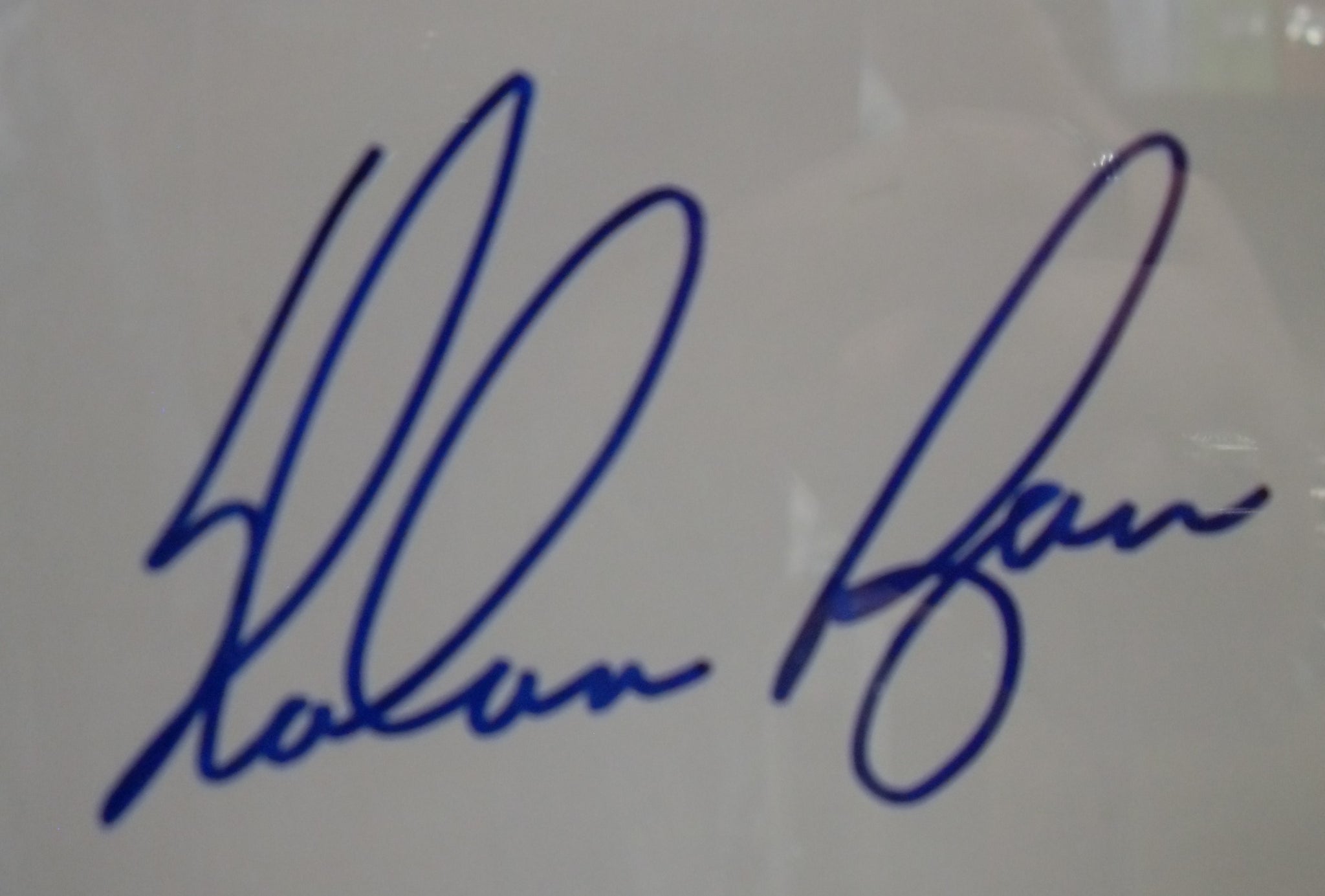 Cal Ripken Jr. & Nolan Ryan Autographed Signed Framed Double