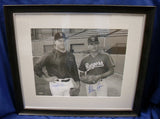 Nolan Ryan & Roger Clemens Autographed Signed Framed Matted 16x20 Photo