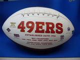 Fanatics Joe Montana Autographed Signed Official San Francisco 49ers Full Size Patch Logo Football
