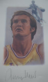 Lakers Legends Wilt Chamberlain Jerry West Magic Johnson Elgin Baylor Kareem Abdul-Jabbar Autographed Signed Framed Lithograph