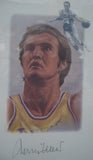 Lakers Legends Wilt Chamberlain Jerry West Magic Johnson Elgin Baylor Kareem Abdul-Jabbar Autographed Signed Framed Lithograph