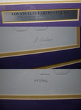 Lakers Legends Wilt Chamberlain Jerry West Magic Johnson Elgin Baylor Kareem Abdul-Jabbar Autographed Signed Framed Lithograph