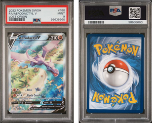 Aerodactyl V Alt Art #180 Lost Origin - PSA 9