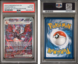Charizard ex #234 Paldean Fates SIR - PSA 8