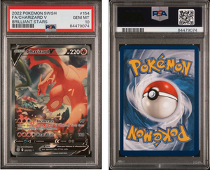 Charizard V #154 Brilliant Stars Alt Art - PSA 10