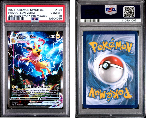 Jolteon VMAX #184 Promo PSA 10