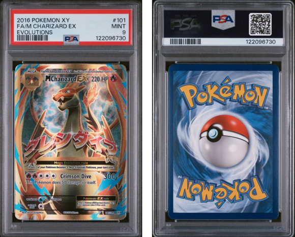 M Charizard EX #101 XY Evolutions - PSA 9