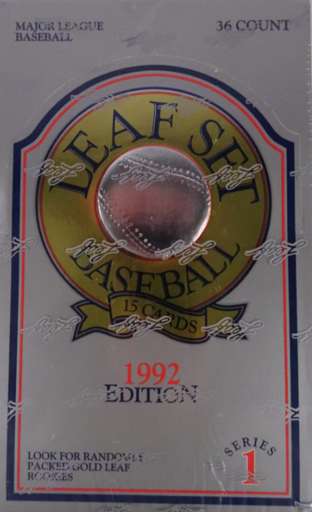 1992 Leaf Series 1 One Baseball Box