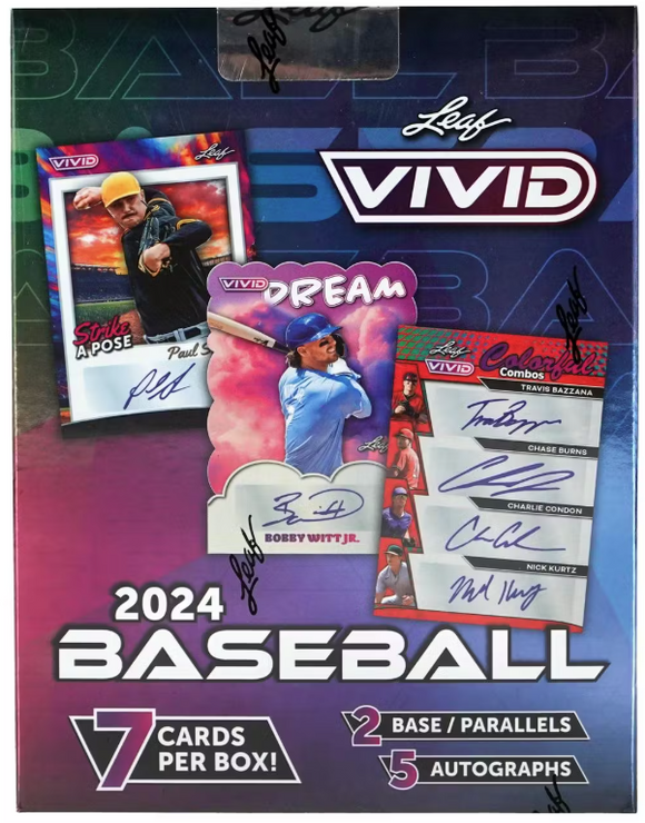 2024 Leaf Vivid Baseball Hobby Box
