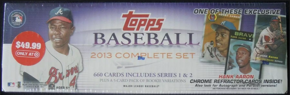 2013 Topps Baseball Target Exclusive Factory Set