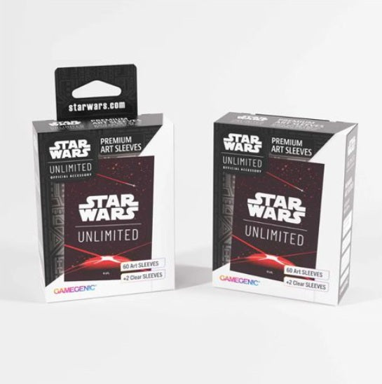 Star Wars: Unlimited Art Sleeves - Card Back Red - 60ct