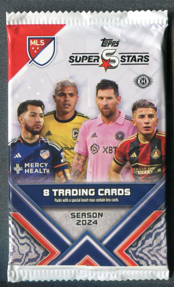 2024 Topps MLS Super Stars Soccer Hobby Pack