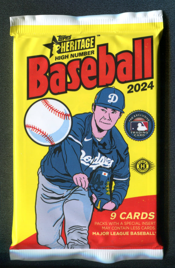 2024 Topps Heritage High Number Baseball Hobby Pack