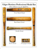 1996 Edgar Martinez Autographed Signed Inscribed Game Used Rawlings Adirondack Big Stick Bat PSA DNA GU9