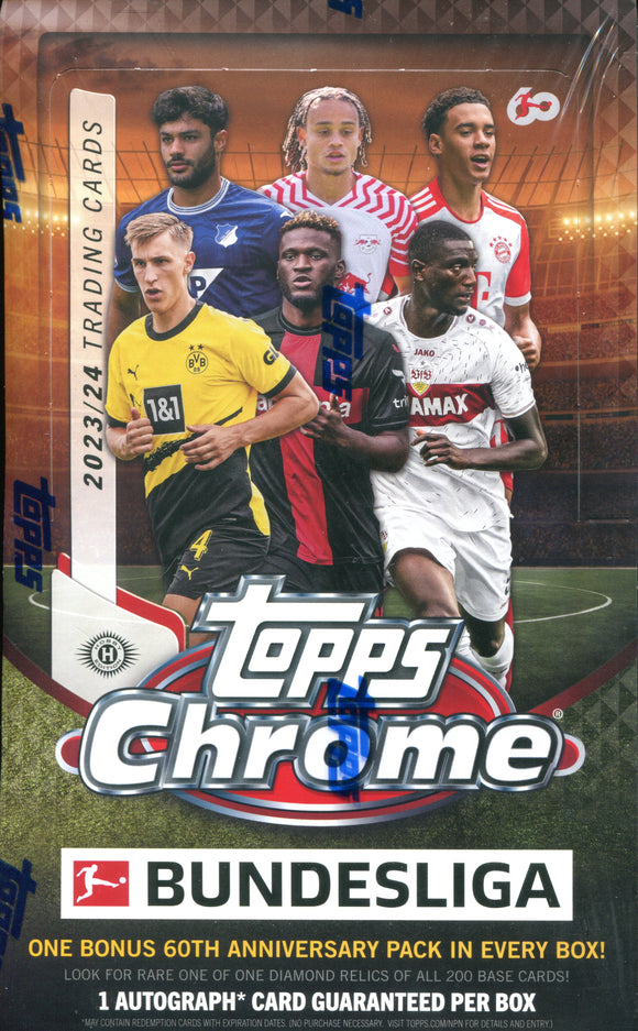 2023-24 Topps Chrome Bundesliga Soccer Hobby Box Northwest Sportscards 2023-24 Topps Chrome Bundesliga Soccer Hobby Box Northwest Sportscards