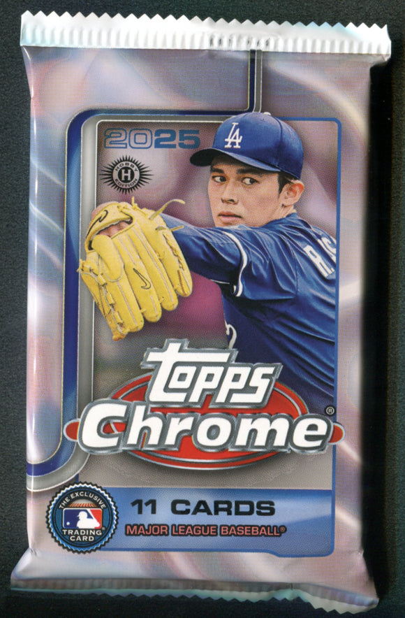 2025 Topps Chrome Baseball Jumbo Pack