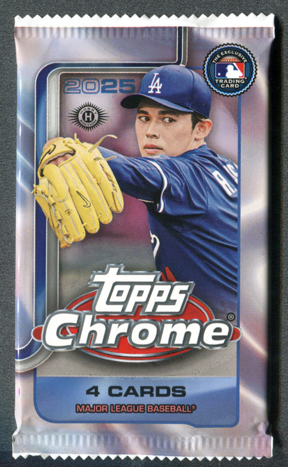 2025 Topps Chrome Baseball Hobby Pack