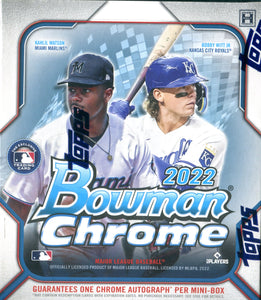 2022 Bowman Chrome Baseball Mini Hobby Box – Northwest Sportscards