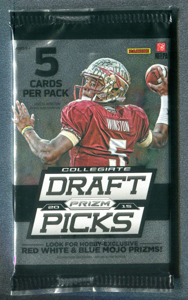 2015 Panini Prizm Collegiate Draft Picks Football Hobby Pack