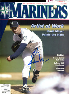 Jamie Moyer Autographed Signed 2004 Seattle Mariners Magazine JSA