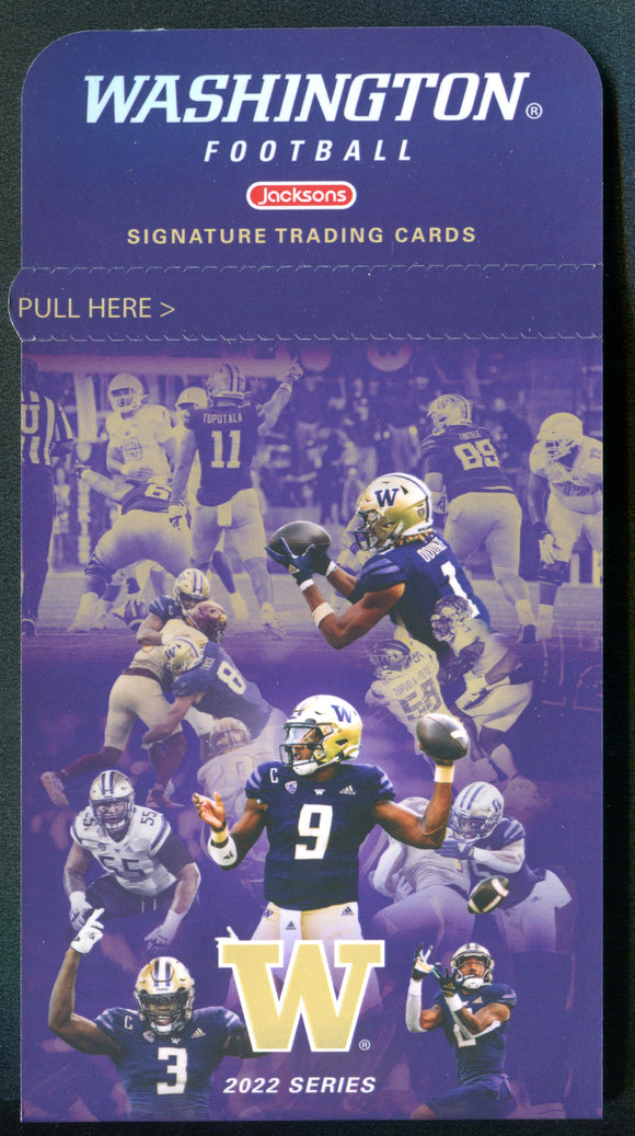 2022 Washington UW Huskies Jacksons - Onit Football Pack **SALE