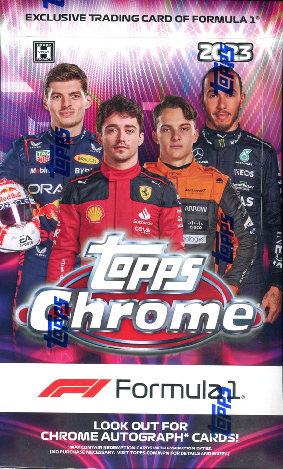 2023 Topps Chrome Formula 1 F1 Racing Hobby Box