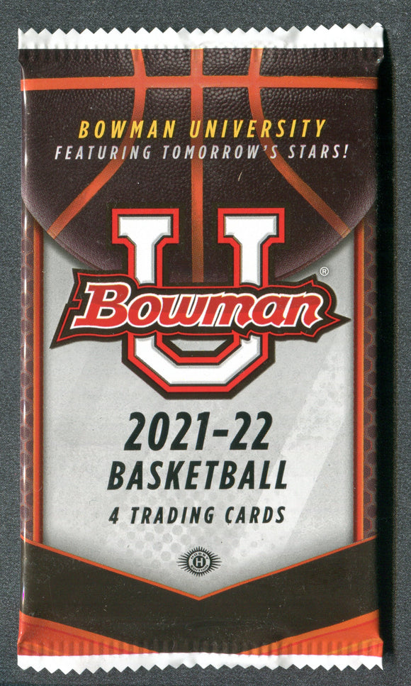 2021-22 Bowman University Basketball Hobby Pack