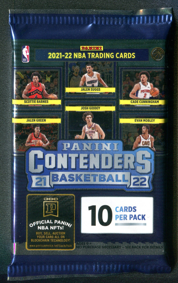 2021-22 Panini Contenders Basketball Hobby Pack