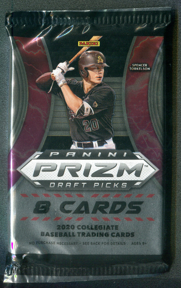 2020 Panini Prizm Collegiate Draft Picks Baseball Hobby Pack