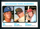 1973 Topps #615 Rookie Third Basemen Ron Cey John Hilton Mike Schmidt RC