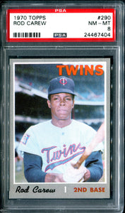 PSA8 1970 Topps #290 Rod Carew