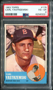 PSA 4 1963 Topps #115 Carl Yastrzemski