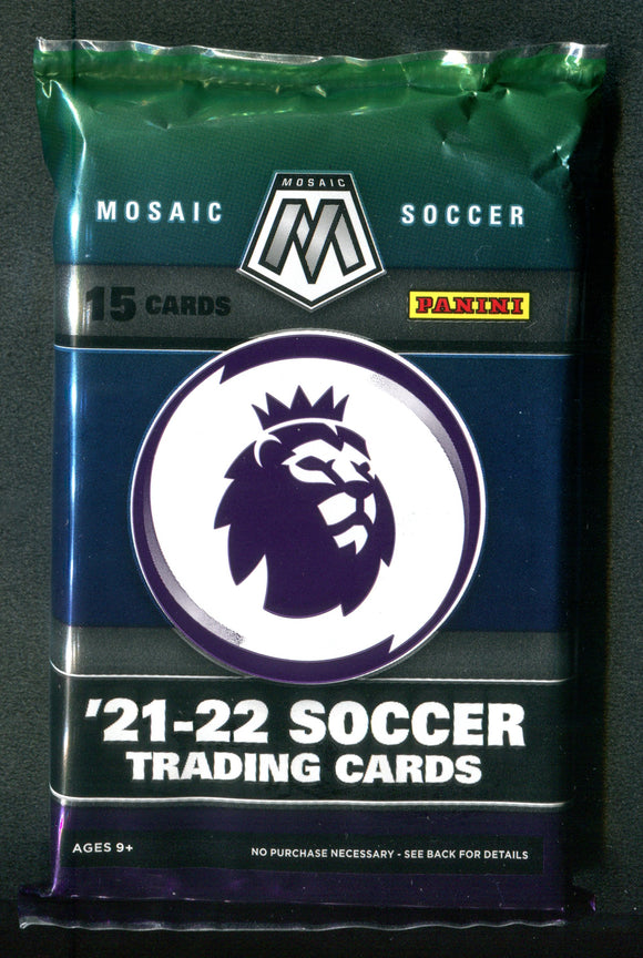 2021-22 Panini Mosaic Premier League Soccer Hobby Pack