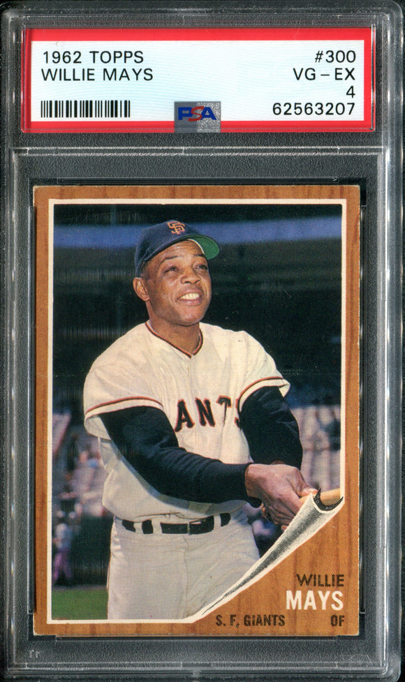 PSA 4 1962 Topps #300 Willie Mays
