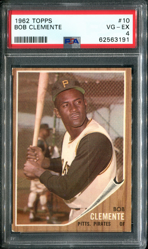 PSA 4 1962 Topps #10 Roberto Clemente