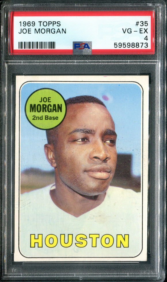 PSA 4 1969 Topps #35 Joe Morgan
