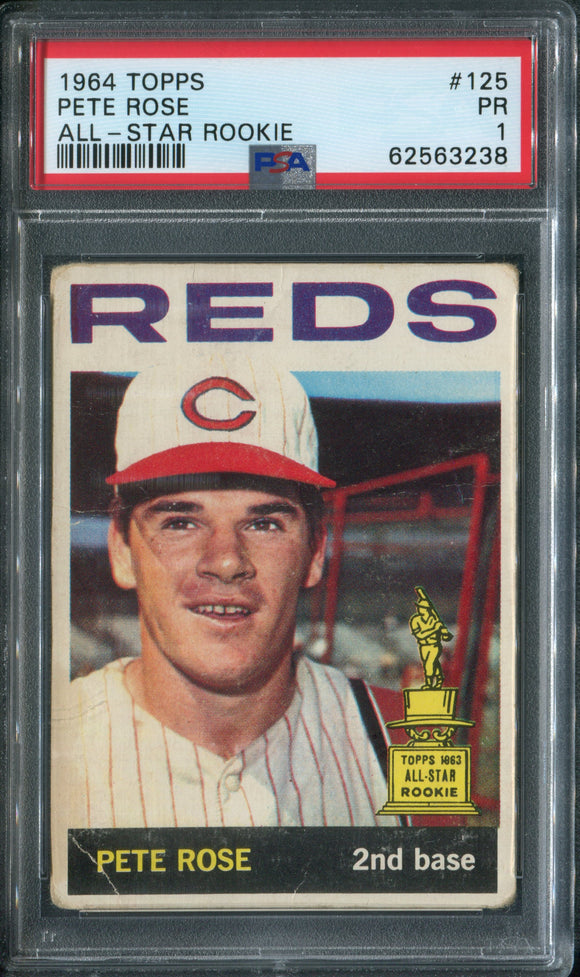 PSA 1 1964 Topps #125 Pete Rose
