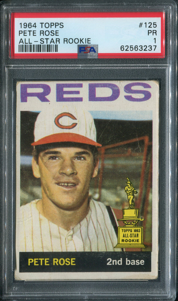 PSA 1 1964 Topps #125 Pete Rose